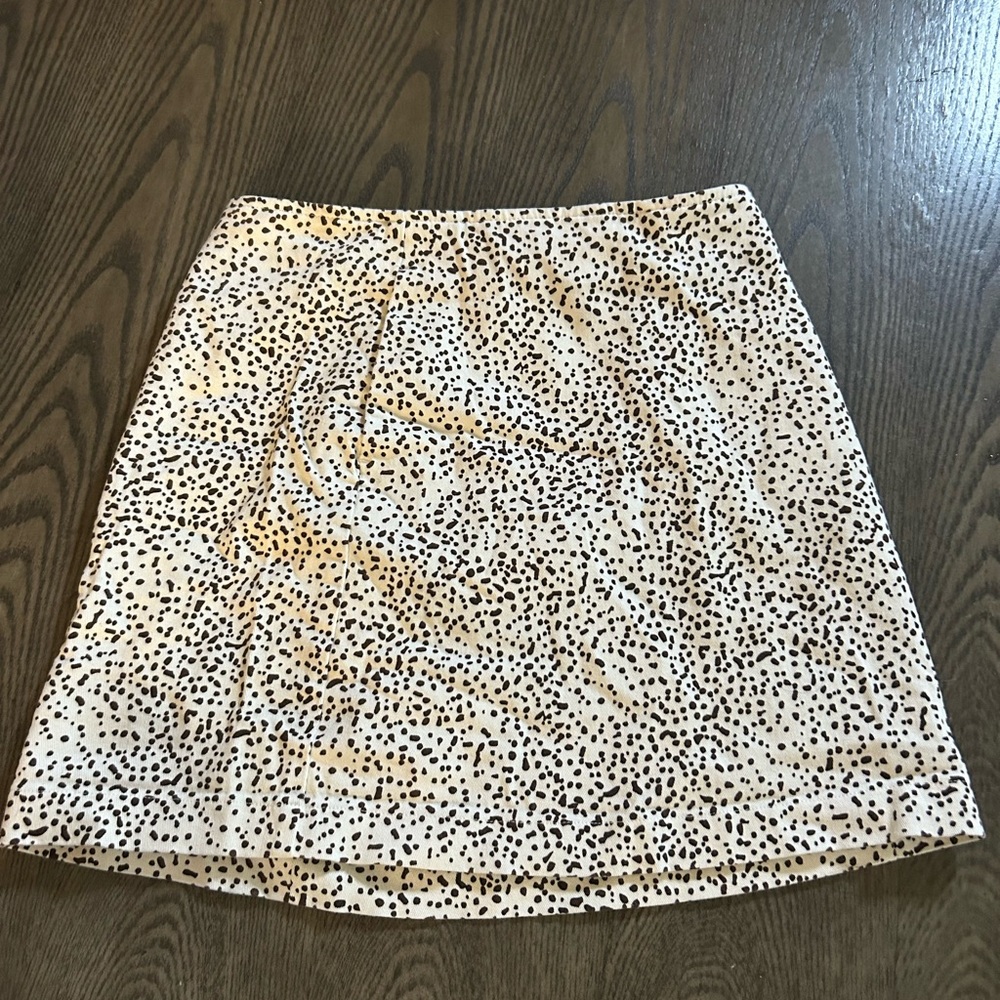 Stylish Brown and cream Polka Dot Skirt